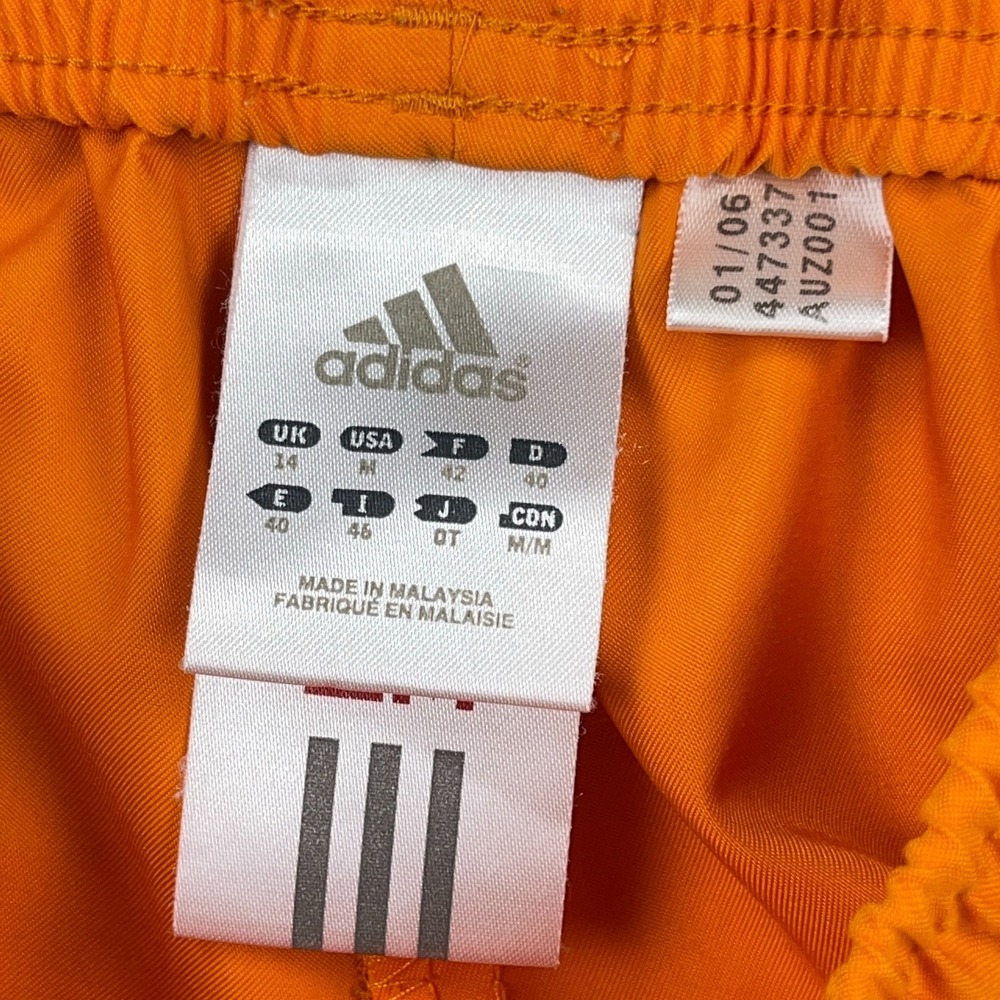 Vintage Adidas Pants Women Medium Tennessee Orange Cropped Baggy Y2K 2000s - Picture 3 of 14